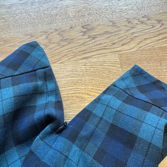 The Limited Plaid Mini Skirt Blue Green School Girl Size XS - Picture 6 of 9